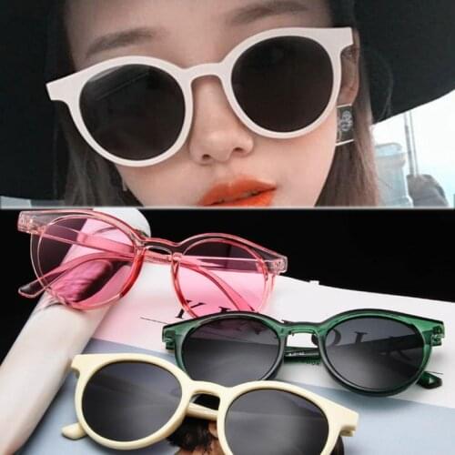 Eyewear Fashion Women Candy Colors Colorful sunglasses Shade Trend Glass Anti-UV Accessories Sunscre