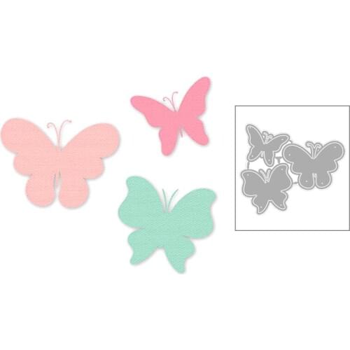 2020 New Insect Animal Butterfly Silhouette Metal Cutting Dies For Cut DIY Scrapbooking Card Paper Photo Album Making no stamps