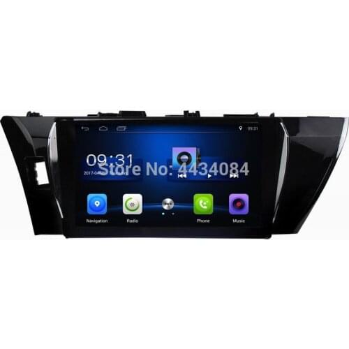 Ouchuangbo car automobile multimedia stereo android 9.0 for Toyota Corolla 2013-2015 support wifi SWC dual zone Bluetooth wifi