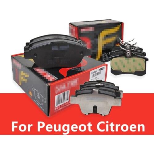 For Peugeot 307/308 CITROEN C-QUATRE C-Triomphe Picasso front and rear brake pads car brake pads high quality Auto Accessories