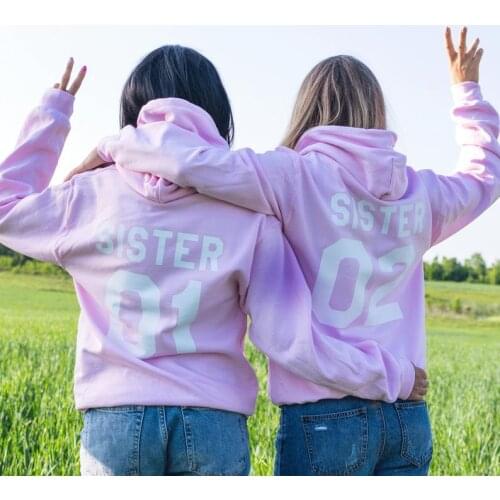 Sugarbaby Bestie 01 Bestie 02 Matching Hoodies Best Friend Gift Gift for Best Friend Bestie Hoodies Funny Best Friend Gift