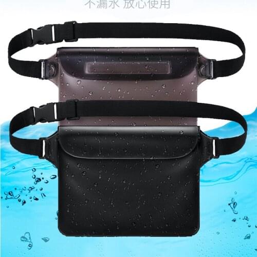 Touch Screen Clear Pack For Women Men Waterproof Diving Swimming Bag Underwater Dry Waist Pack Bag Pocket Pouch For Iphone 11