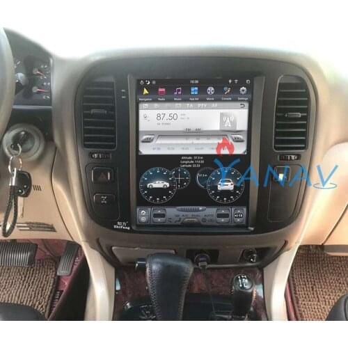 Tesla style Android Car multimedia DVD video player For-Lexus LX470 2004-2006 car radio stereo audio player vertical screen HD