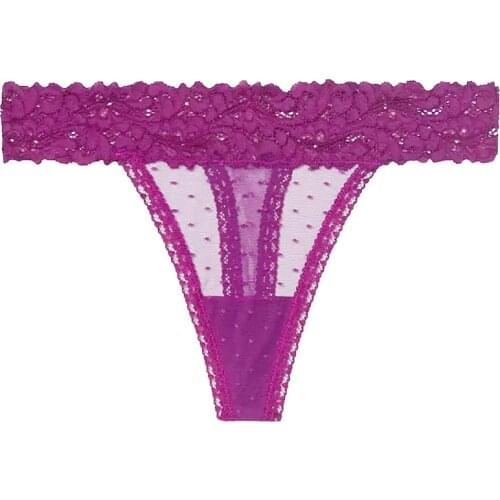 Sexy Lace Panties For Women Low Waist Transparent Breathable Ladies Briefs Thong T Back Femme Underwear Hot Sale Girls Lingerie