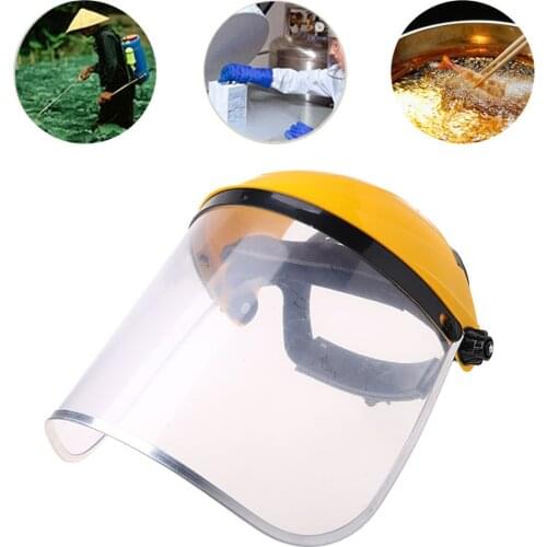 High Temperature Resistant Face Screen,Clear Full Face Shield Safety Helmet Visor Cover For Automotive Construction,Safety
