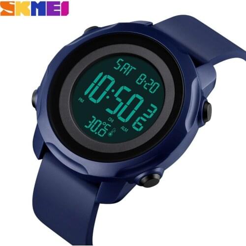 Waterproof Luminous Men Wristwatches Temperature Measurement Sport Watches Men Digital Clock Man Relogio Masculino SKMEI 2020