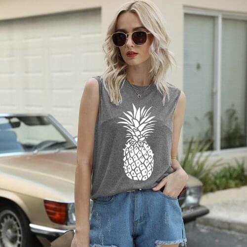 2021 Summer T Shirt Women O Neck Loose Sleeveless T-shirts Casual Print Tee Tops Female Fashion Tank Tops Black Tops Plus XXXL