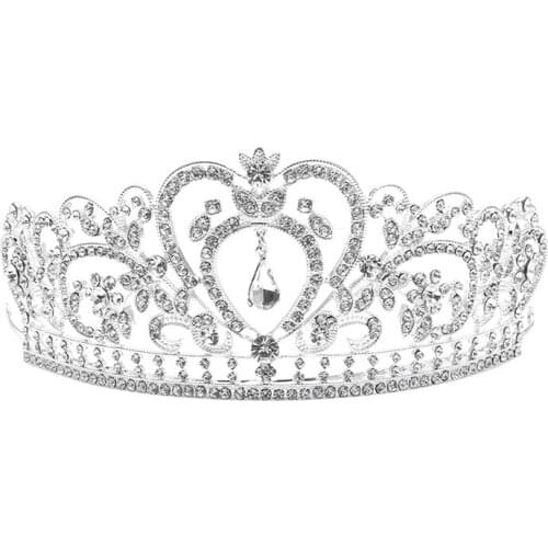 Wedding Bridal Princess Rhinestone Tiara Crown Headband Women Hair Accessories
