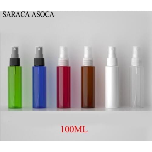 100ml Refillable Bottles Travel Transparent Plastic Perfume Bottle Atomizer Empty Small Spray Bottle Toxic Free And Safe