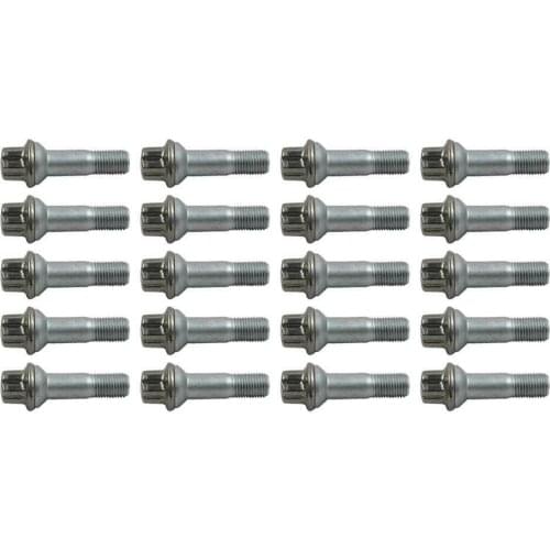 20PCS Stainless Steel Lug Bolts Nuts For Mercedes-Benz W164 W166 X166 W221 W222