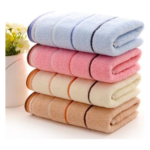 4pcs 100% Cotton soft absorbent adult household towel Travel Gym Sports Camping Swimming quick drying towel Face Towl 33x73cm