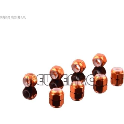8Pcs 31046 Nylon LocK Nuts M3 FOR For RC Model Car Monster Truck Himoto E10MTL E10MT E10BP NEW ENRON1:10