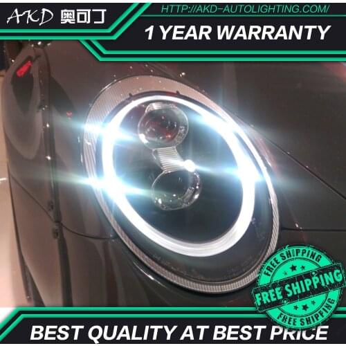 AKD Car Styling for Porsche 997 Headlights 2005-2008 911 LED Headlight DRL High Low Beam Xenon Head Lamp Accessories