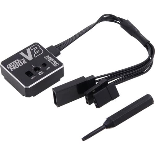 AGFRC GY01 V3 Automatic High Stability Control Dual Gain Drift Tuned Rated Gyro for RC Drift Car