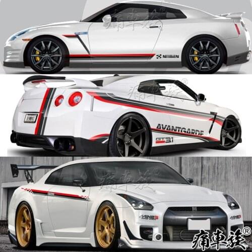 Car Sticker For Nissan GTR Body Door Exterior Decoration Sport Modified Sticker GTR Racing Sticker
