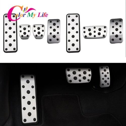 Color My Life Car Pedals for Subaru Legacy 2015 - 2021 Outback 2014 - 2021 Accessories Gas Brake Restfoot Pedal Protection Cover