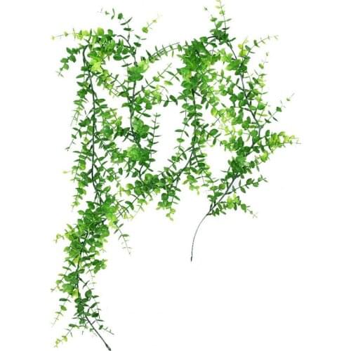 180cm Faux Vine Vivid Realistic Artificial Hanging Leaf Plastic Durable Garland Plant Vine Garden Home Decoration