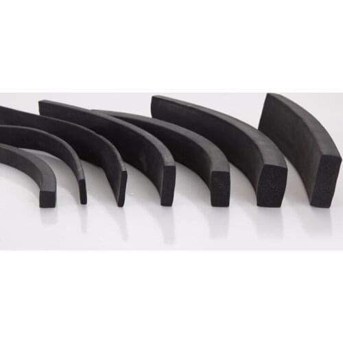 Hot Foaming EPDM rubber seal strip Square Obling 3 5 10 15 20 25 30 40 50 Oring line cord Foamed EPDM spange rubber molding