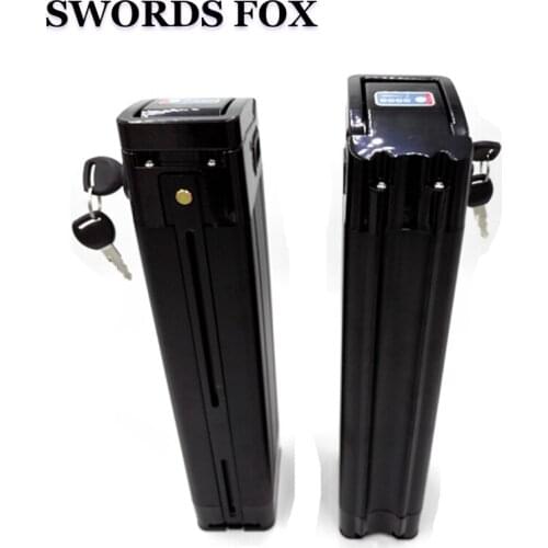 24V 8AH electric bike battery lithium battery 24V 7.8ah Aluminum housing with BMS top discharge silver fish battery