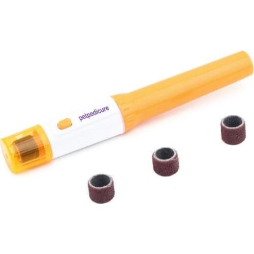 100 Pcs/Lot Wholesale Auto Pet Pedicure Dog Cat Nail Grooming Pet Grinder Trimmer Clipper Electric Nail Clipper Grinder