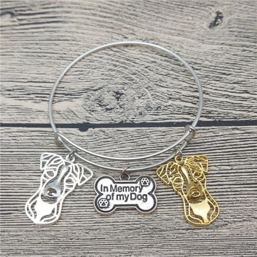 Trendy New Jack Russell Terrier Bangles Cute Jack Russell Terrier Dog Bangles Bracelets Fashion Animal Pet Jewellery