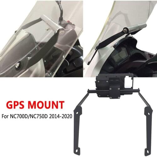 Motorcycle Accessories Front Phone Stand Holder Smartphone Phone GPS Navigaton Plate Bracket For HONDA NC750D 2014-2020