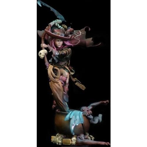 1/18 Resin Model Building Kit Figure Witch teacher