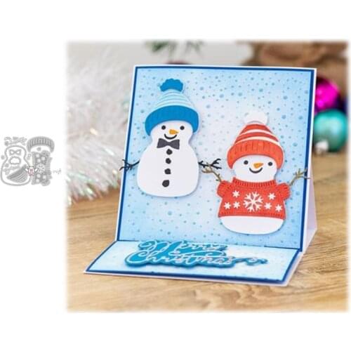 New Christmas snowman metal Cutting Dies Stencils DIY Scrapbooking Paper/photo Cards Embossing Dies