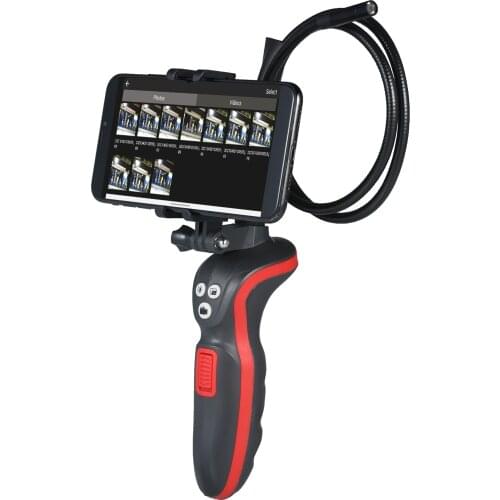 WiFi Industrial Endoscope 1080P HD Digital Borescope IP67 Waterproof Video Inspection Camera 2.78-feet Semi Rigid Snake Camera