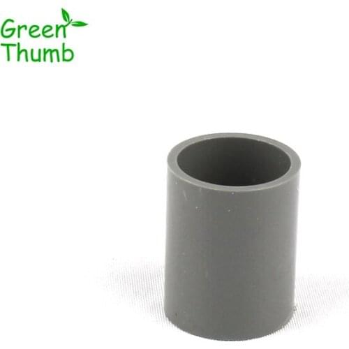 24pcs Green Thumb Dia 32mm PVC Straight Connector for Horticultural Irrigation PVC Pipe Fittings