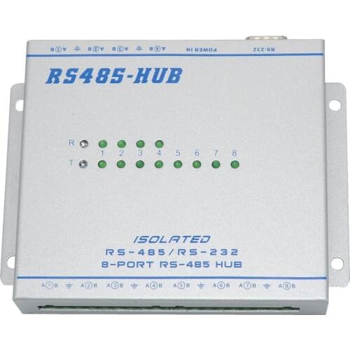 Strengthening isolated bidirectional 8 way 8 Road eight port RS485 hub hub repeater splitter divider