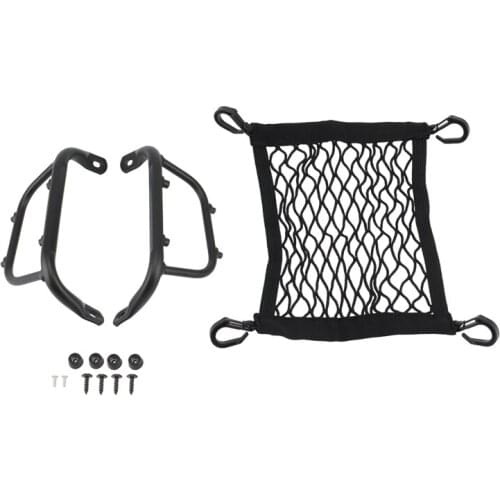 Luggage Rack Package Holder Aluminum Footboard Bracket Net Bag for Vespa Sprint Primavera 125 150 2013-2021