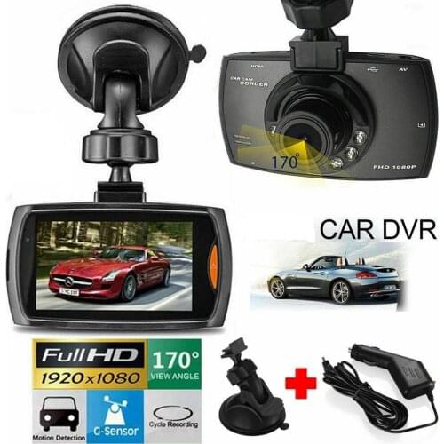 G30 2.4'' Full HD 1080P Dash Cam Car DVR Driving Security Tachograph Night Camera Recorder G-sensor Vehicle Dashboard Camera