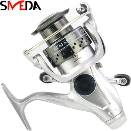 High Speed Fishing Reels 13BB Ratio 5.2:1 Bait Folding Rocker Spinning Wheel Fishing Carretilha Rocker Carpa Molinete De Pesca