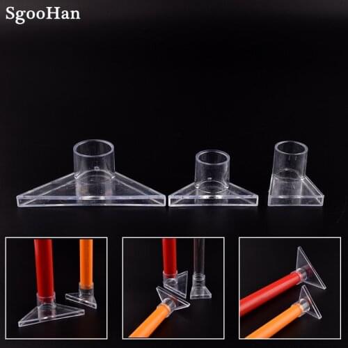 2~10pcs I.D 20/25mm Transparent Acrylic Pipe Aquarium Tank Pump Duckbill Water Outlet Nozzle Duckbilled Return Pipe Fitting