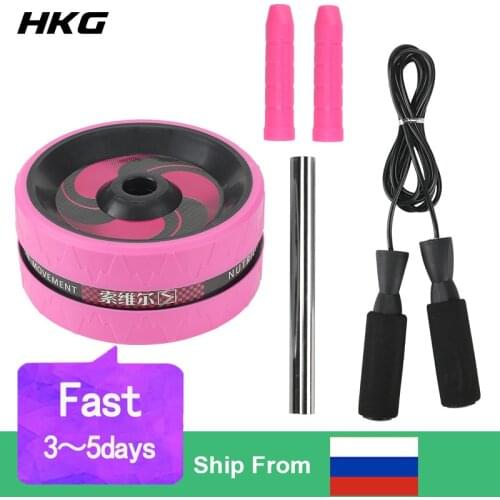 2 in 1 Ab Roller&Jump Rope No Noise Abdominal Wheel with Mat For Men and Women Exercise at Home Gym Fitness Equipment
