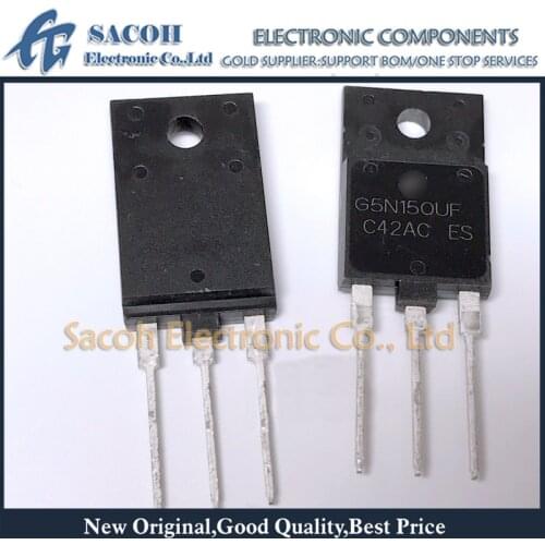 5Pcs SGF5N150UFTU or SGF5N150UF G5N150UF TO-3PF 5A 1500V Ultra-Fast IGBT Transistor