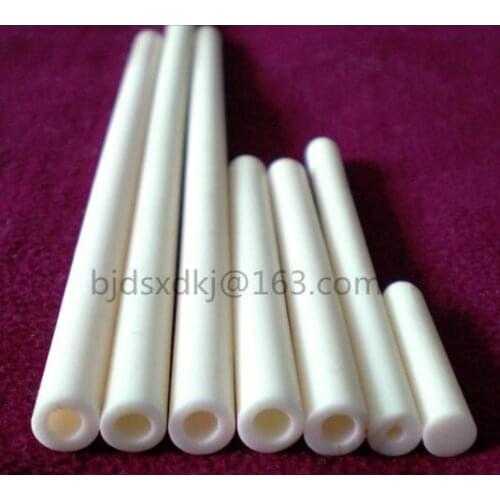 99.5% alumina tube / furnace tube / OD*ID*L=10*7.4*370mm / ceramic tube / vacuum furnace tube