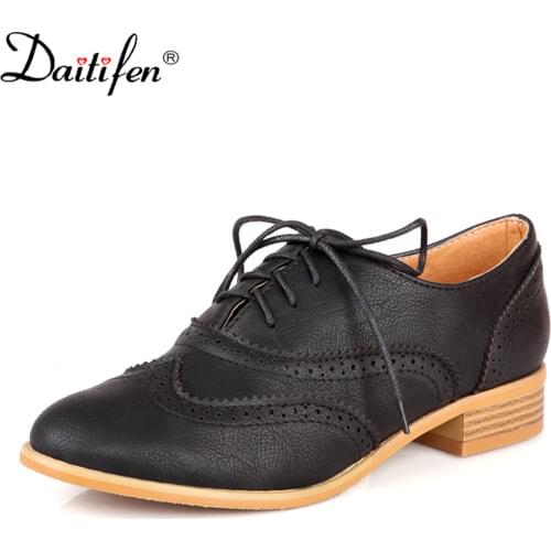 DAITIFEN Women's Oxfords