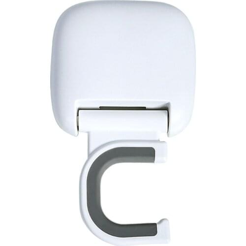 Mop Holder Broom Holder Bathroom Wall Mounted White Behind Doors/On Walls Punch-free Bathroom Wall Hanging Broom Hanger Mop Clip