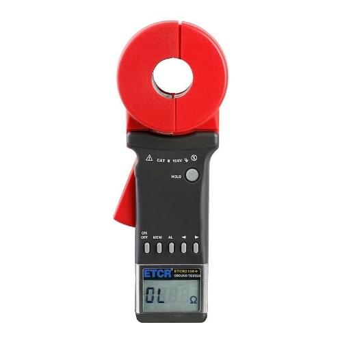 ETCR2100+ Clamp on ground resistance tester Clamp Earth Resistance Tester 0.01ohm--1200ohm