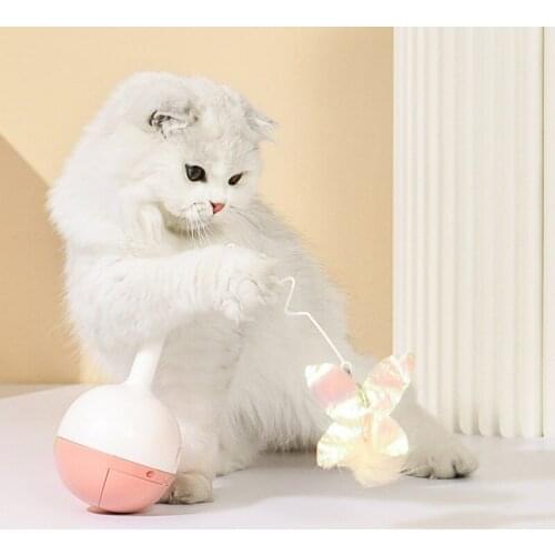 Cat Toys Pet Cat Teasing Stick Electric tumbler Interactive Stick Pet Toys for Cats Interactive Stick Cat Supplies