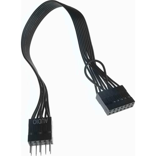 HD Audio 13Pin Female to 8Pin Male Converter Cable 22AWG For Lenovo Motherboard Connection HOST Front Panel Audio 20cm