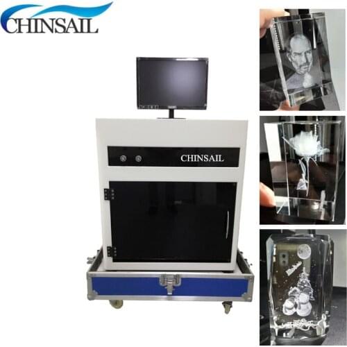 CHINSAIL fast speed 3d inner engraver cnc laser machine for engraving crystal