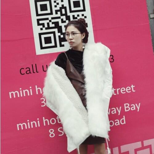 Jacket Winter Women Parkas 2020 New Warm Thick Large Faux Fur Padded Coats Female Windbreaker jaquetas feminina LX1192