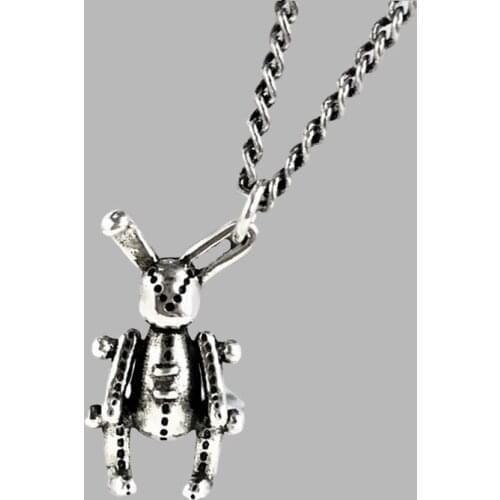 Miuoxion Retro Cartoon Rabbit Necklace Fashion Personality Punk Party Jewelry For Women Feature Nmour Charm Gift All Seasons