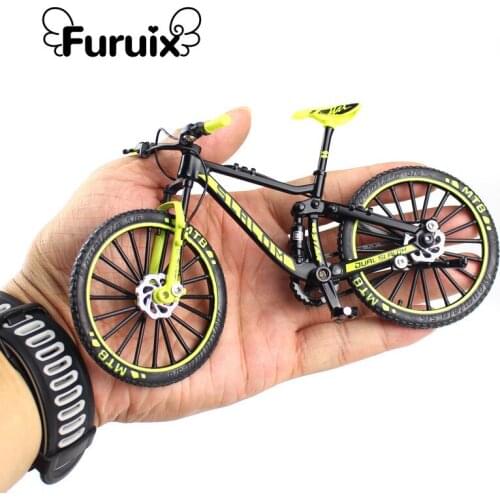 1:10 Alloy Bicycle Toy Ornaments Speed Drop Simulation Bicycle Model Car Model Collection Toys for Children Child Present