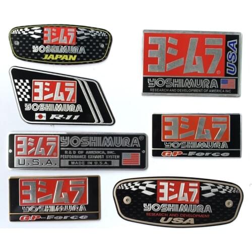 Motorcycle Exhaust Pipes Aluminium Sticker Cool Personality Scorpio For yoshimura decoration Decal