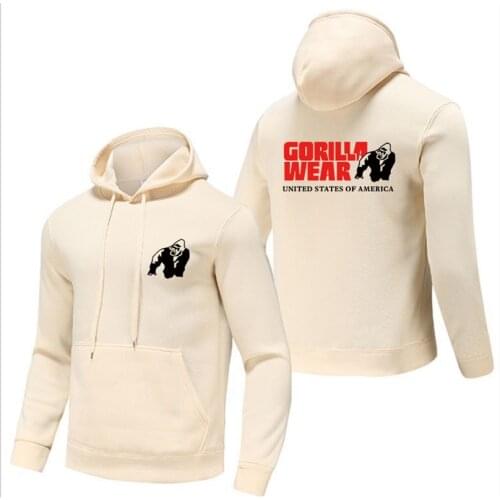 Gorilla wear fashion brand mens hoodie 2021 spring and autumn mens casual hoodie sweatshirt mens printed hoodie top