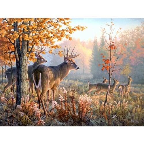 Full Square/round Diamond 5D DIY Diamond Painting Sika deer Embroidery Cross Stitch Rhinestone Mosaic Home Decor